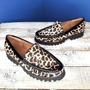 giraffe print flats